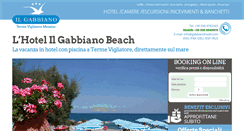 Desktop Screenshot of gabbianohotel.com